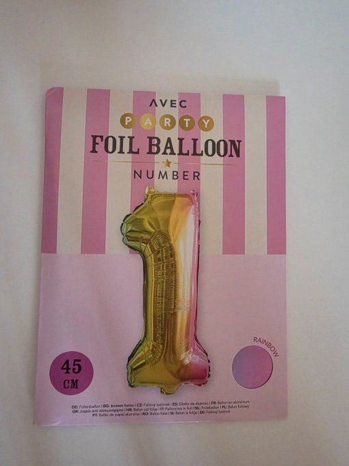 BALLON CHIFFRE