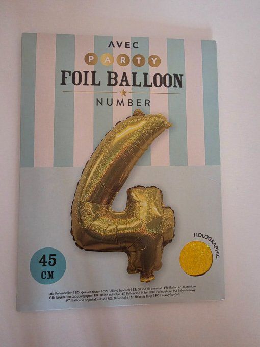BALLON CHIFFRE