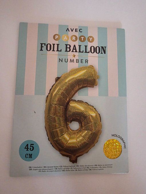 BALLON CHIFFRE