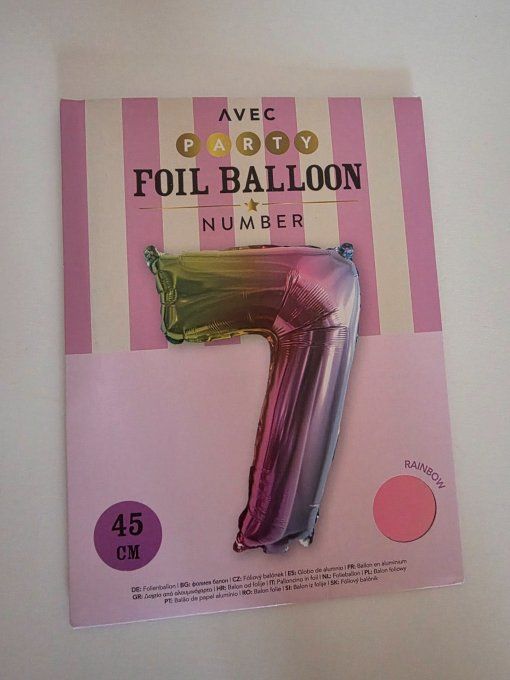 BALLON CHIFFRE