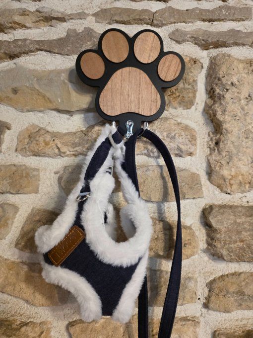 CROCHET MURAL PATTE DE CHIEN