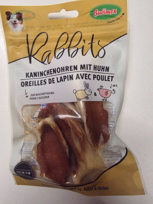 Oreilles de Lapin farcies au Poulet BUBIMEX