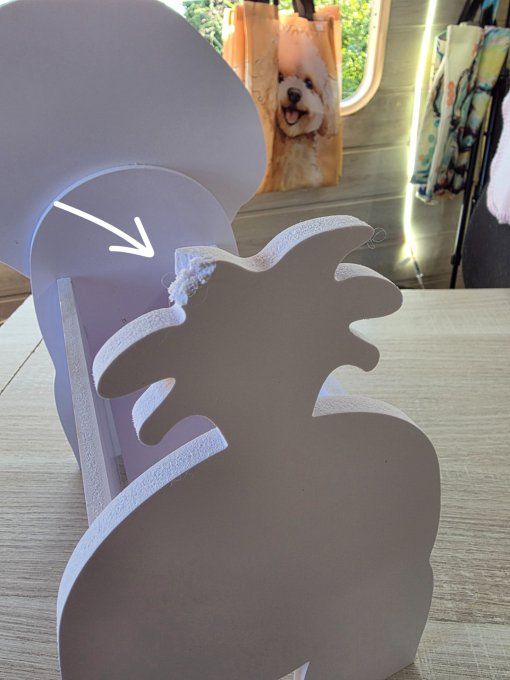 JARDINIERE BICHON avec défaut 