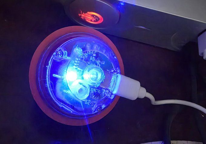 Balle interactive 5,2 cm pour chien – Rechargeable USB