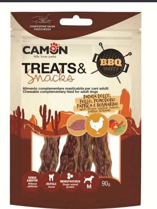 BACON Poulet patate douce 90 gr - CAMON