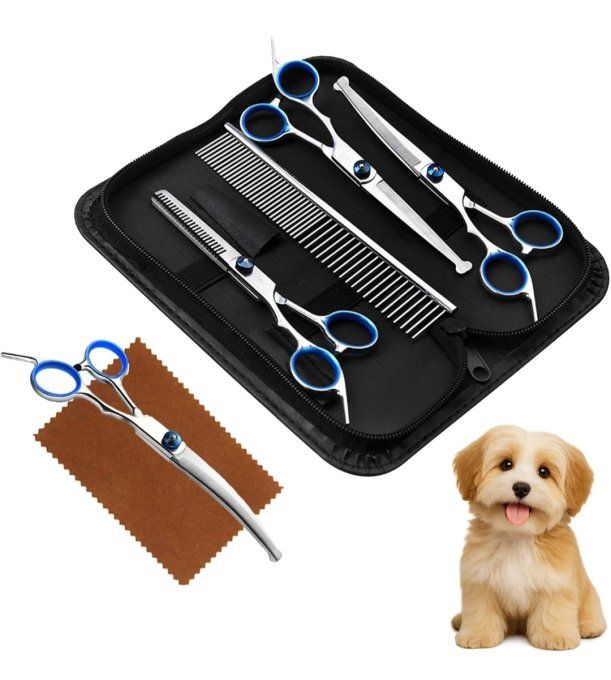Coffret de ciseaux avec Peigne