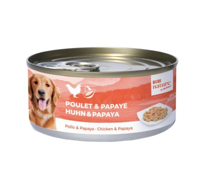 Bubi Nature Poulet/Papaye 150 gr