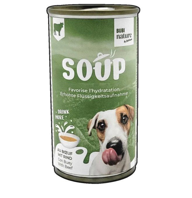 Soupe pour chien - 2 saveurs au choix - 185 gr
