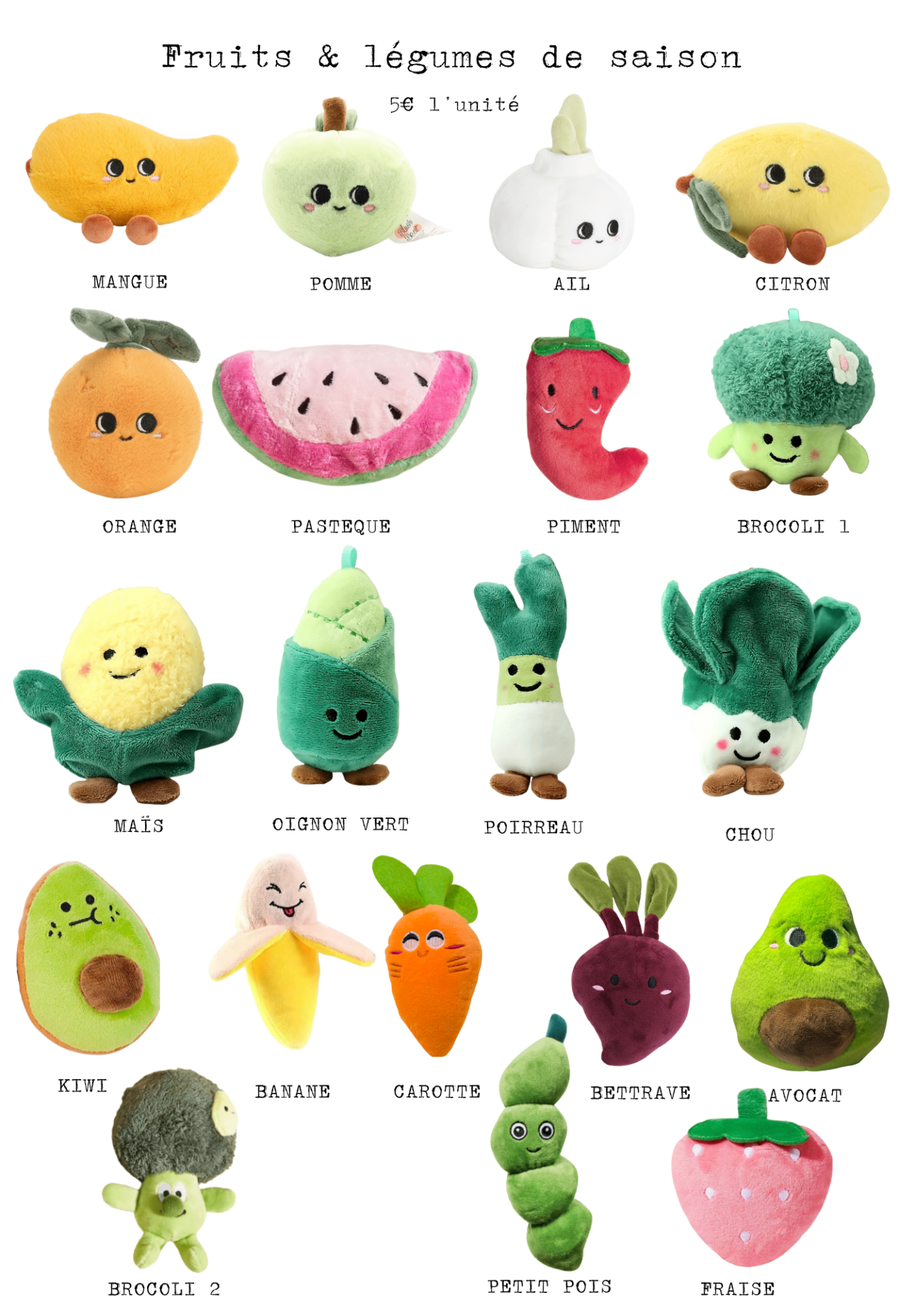 Fruits et légumes 