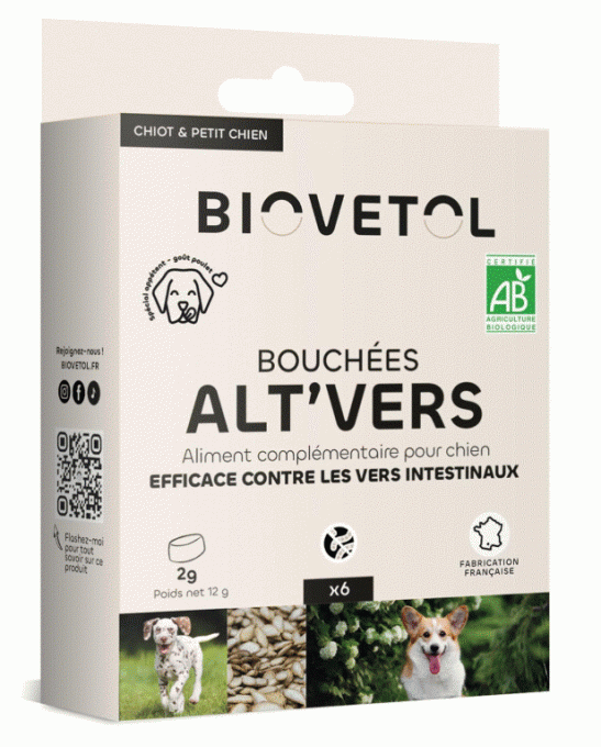 Vermifuge Biovetol Alt Vers (Chiots, petits chiens)