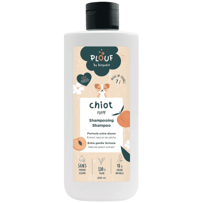 shampoing à la pêche 
