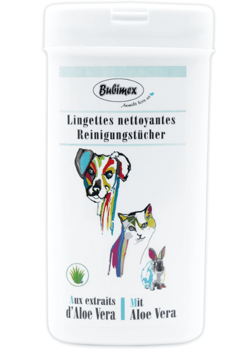 Lingettes nettoyante pour chiens et chats 