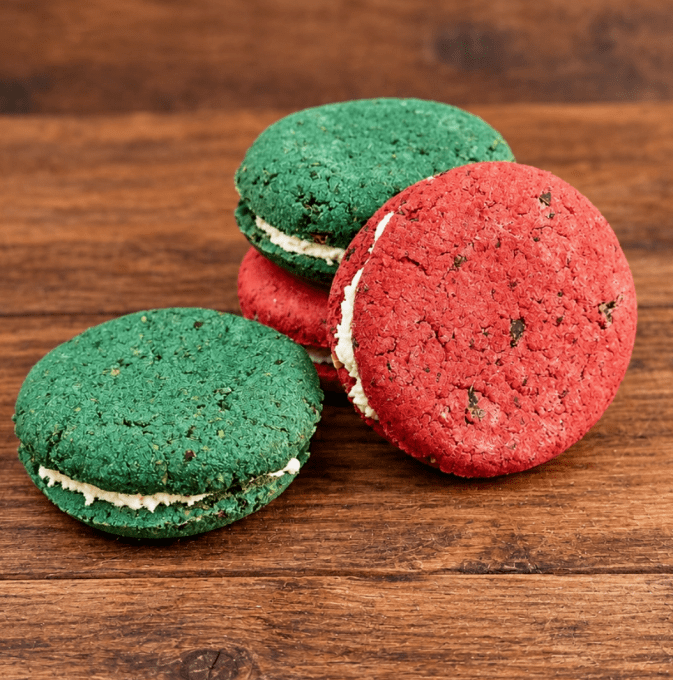 Macarons de noêl 