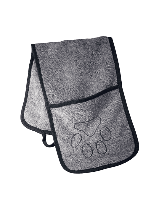 Serviette en Microfibre avec Deux Poches - Pratique et Ergonomique pour un Séchage Optimal
