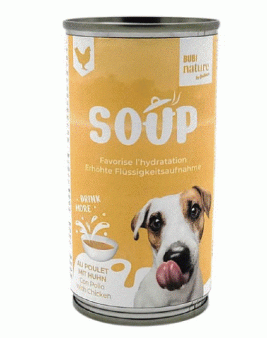 Soupe pour chien - 2 saveurs au choix - 185 gr