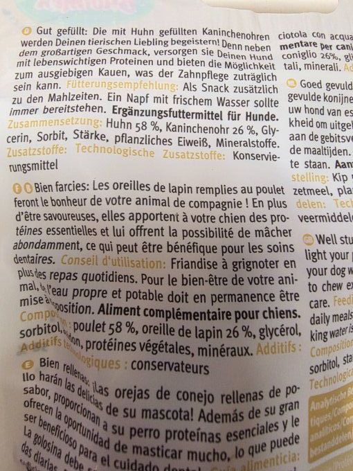 Oreilles de Lapin farcies au Poulet BUBIMEX